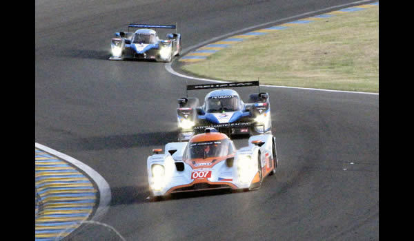 Lola Aston Martin DBR1-2 Le Mans 2009  on track